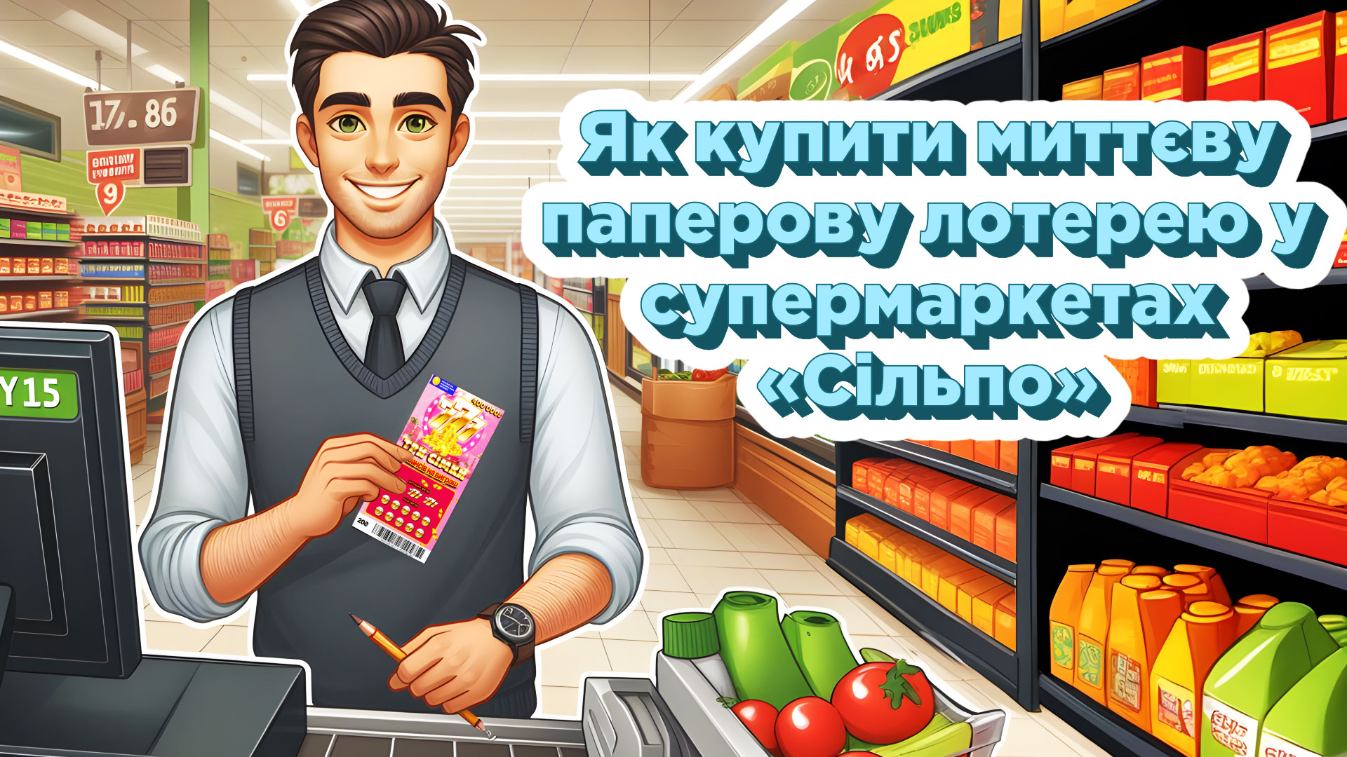 Як купити миттєву паперову лотерею у супермаркетах «Сільпо»?